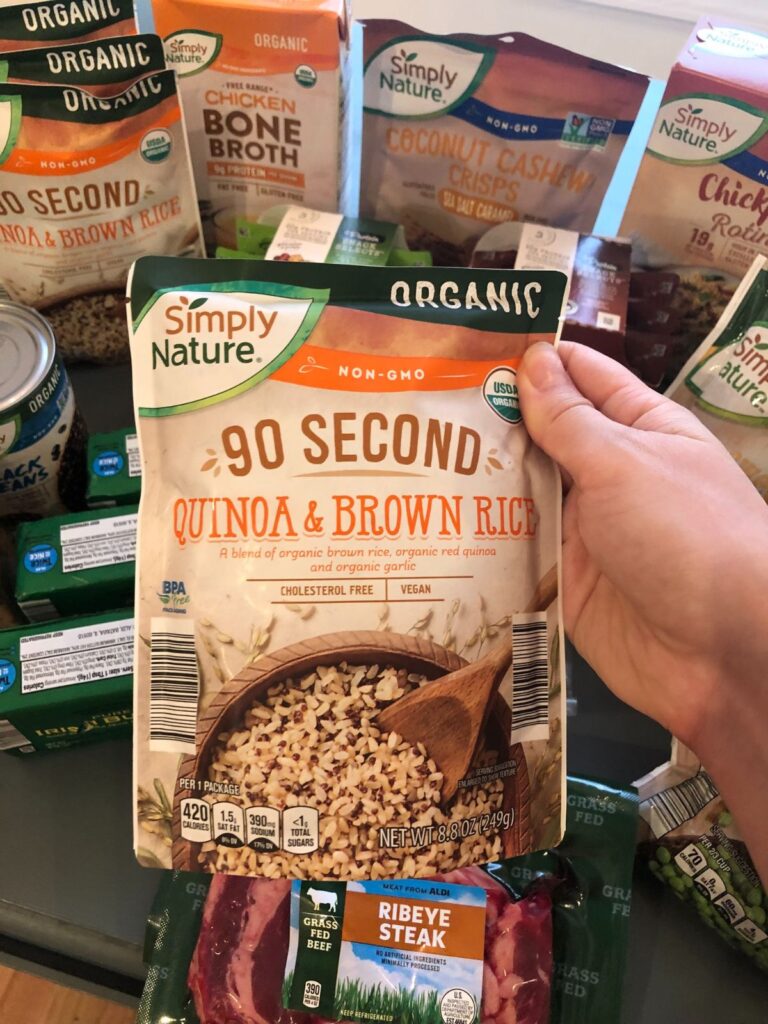 90 second quinoa and brown rice