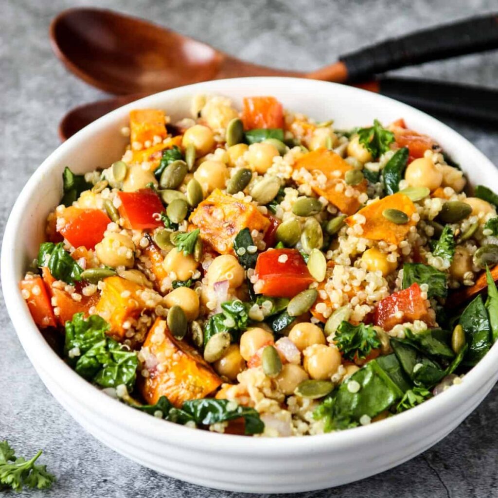 sweet potato and quinoa salad