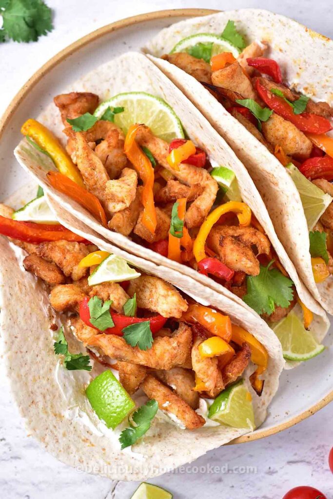 air fryer chicken fajitas