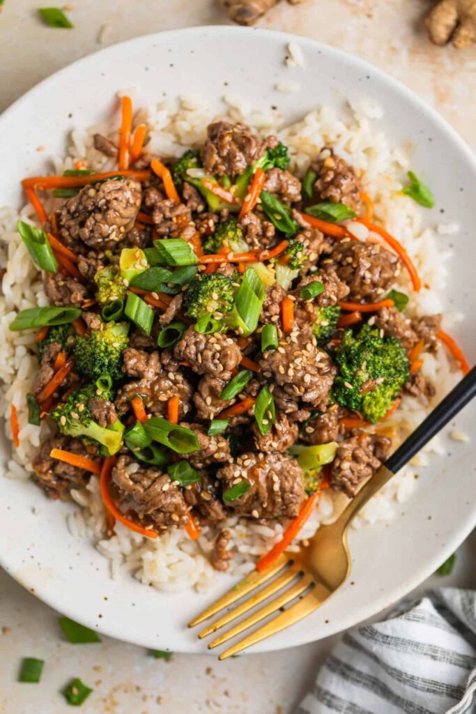 ground beef teriyaki