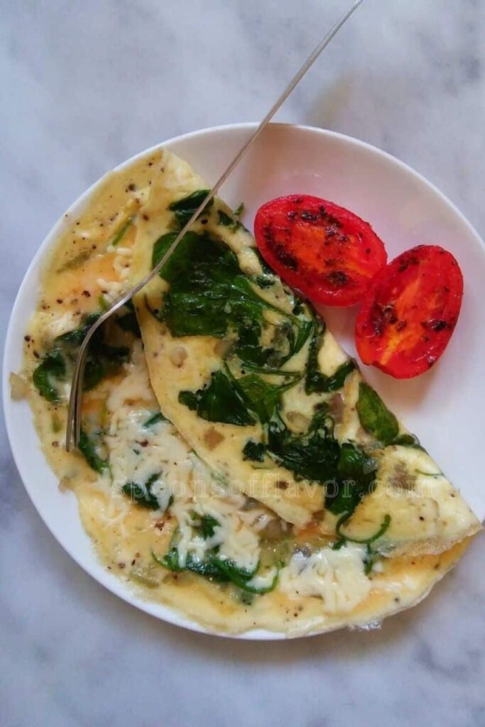 an easy omelette 